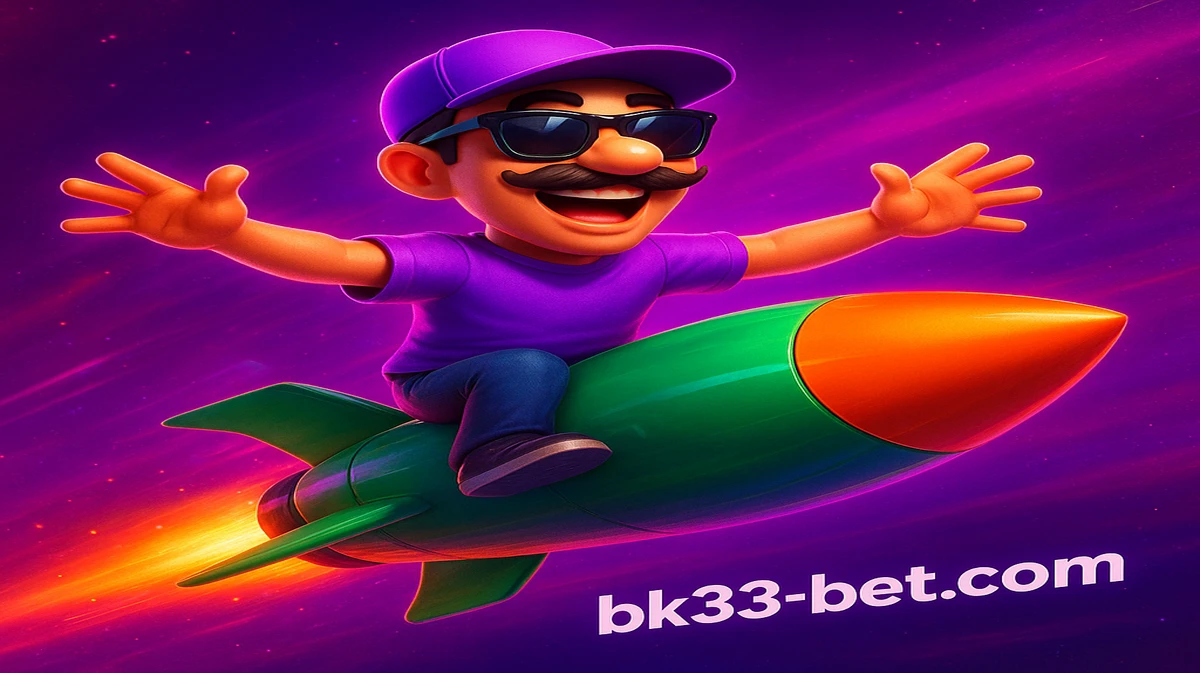 BK33 প্ল্যাটফর্মে প্রচারিত JetX-সংক্রান্ত একটি জনপ্রিয় গেমটির প্রচারে, দাড়ি ও সানগ্লাস পরা একটি শৈল্যময় চরিত্র একটি রকেটের ওপর চড়ে নক্ষত্র-গ্যাল্যাক্সি পাড়ি দেয়।