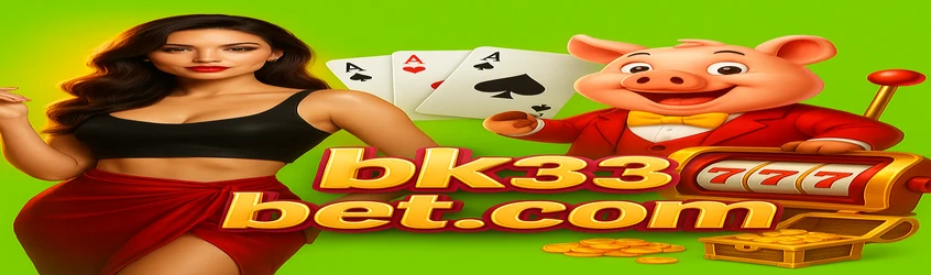 BK33 থেকে নতুন সদস্যদের জন্য বাংলা স্বাগতম ব্যানার—নতুন গেমগুলোর সঙ্গে মজা ও উত্তেজনার কথা বলা হয়েছে; এতে একটি নারী, খেলার কার্ড, এবং সোনালি রঙের একটি কার্টুন চরিত্র উপস্থিত।